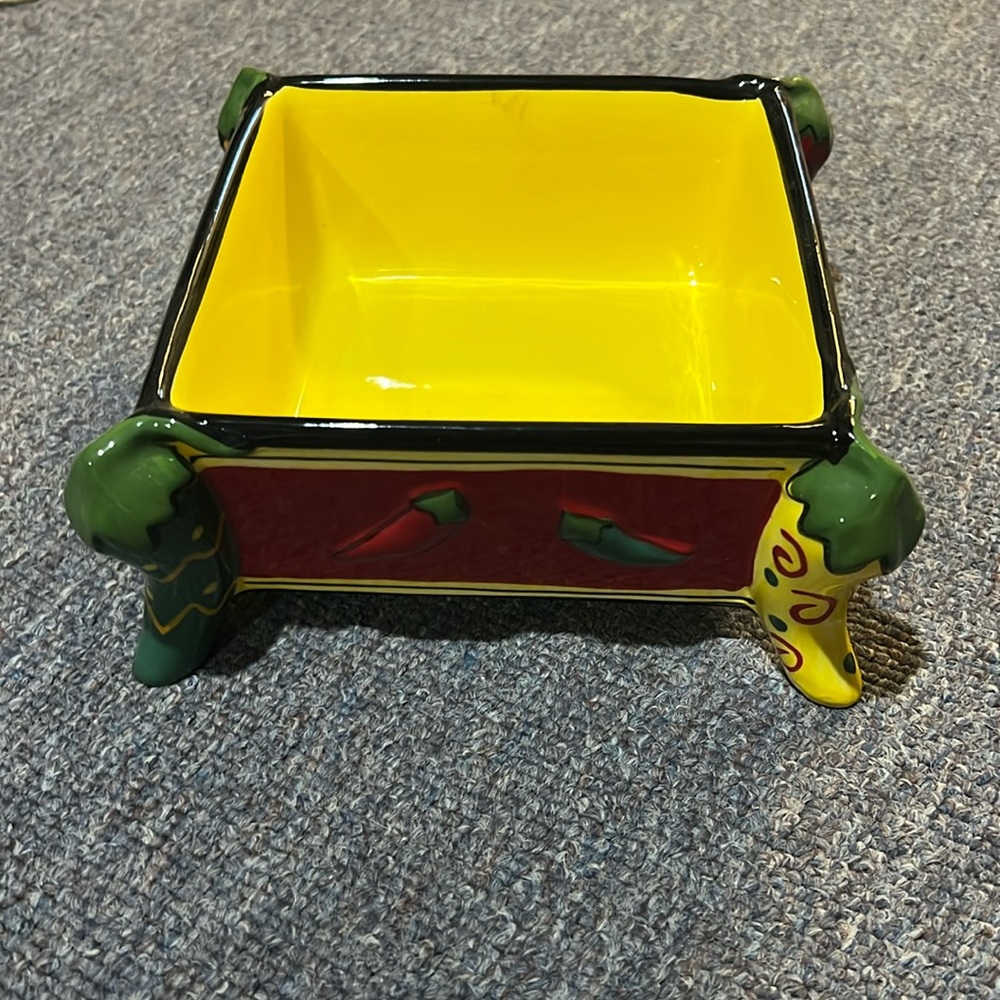 Chili pepper Decorative ceramic container